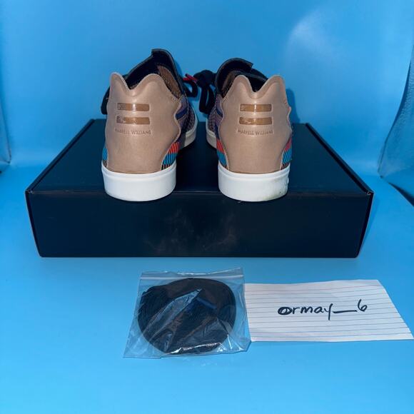 adidas Pharrell x Elastic Lace Up "Pink Beach" m8 w9.5 - Picture 5 of 13